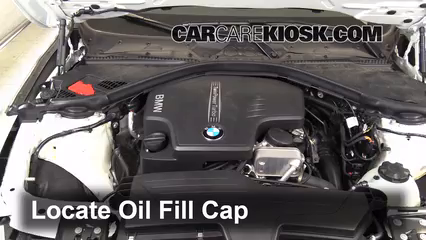2014 BMW 320i 2.0L 4 Cyl. Turbo Aceite Agregar aceite